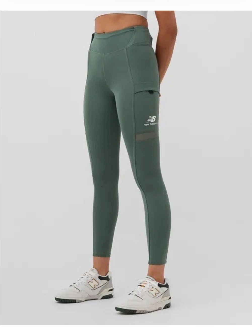 New Balance Women's All Terrain Training Leggings XL Green Hiking Outdoors